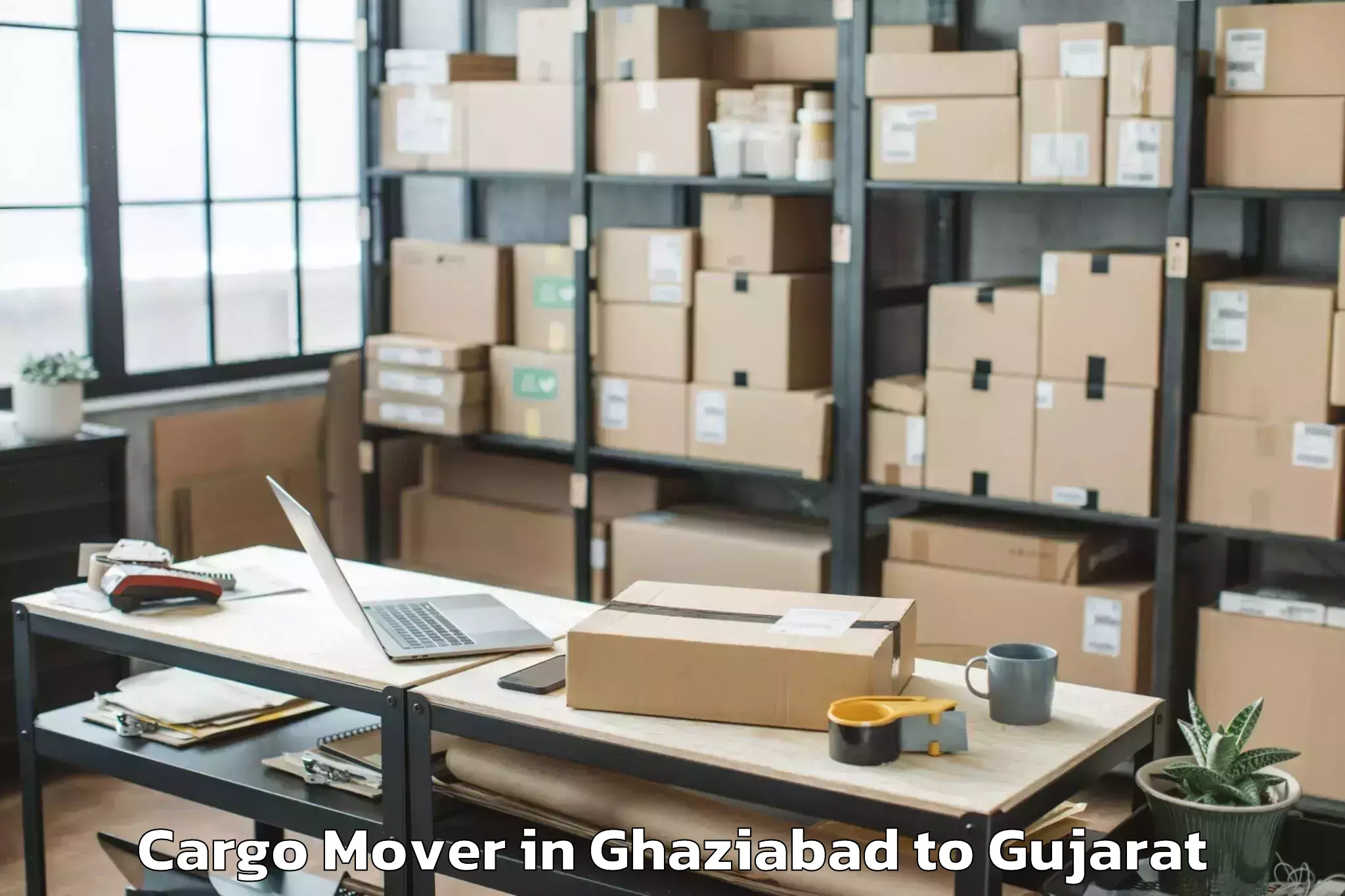 Easy Ghaziabad to Lunavada Cargo Mover Booking